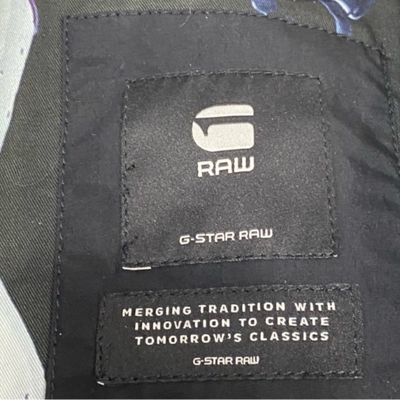 G-Star RAW Rovic Field Jacket Allover Printed Sustainability Artsy Novelty - Picture 14 of 16